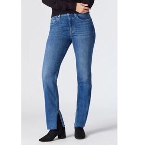 Mavi Womens 28 Maria High Waist Raw Hem Split Straight Leg Jeans NEW